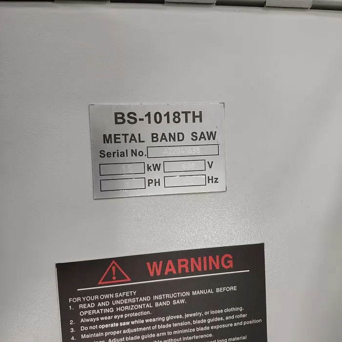 Полуавтоматический ленточнопильный станок Stalex BS-1018ТH